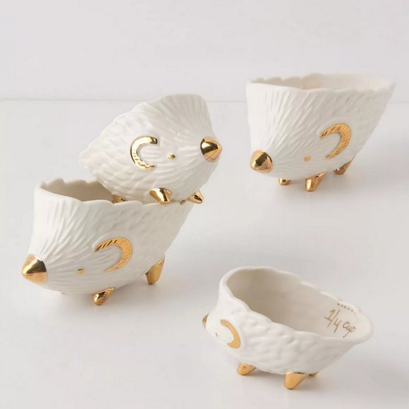 Anthropologie Measuring Hedgies - Hedgehog Measuring Cups